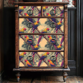  rode en gele Oerwouden papegaai Tissuepapier