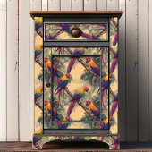  rode en gele Oerwouden papegaai Tissuepapier