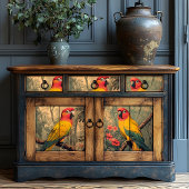  rode en gele Oerwouden papegaai Tissuepapier