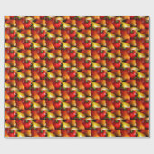 Rode en gele paprika's cadeaupapier (Vlak)