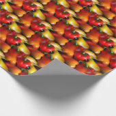 Rode en gele paprika's cadeaupapier (Hoek)