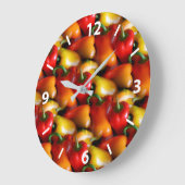 Rode en gele paprika's grote klok (Hoek)