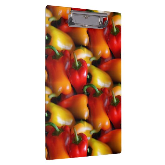 Rode en gele paprika's klembord (Rechts)