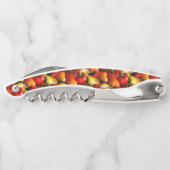 Rode en gele paprika's kurkentrekker (Achterkant)