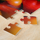 Rode en gele paprika's legpuzzel (Zijkant)