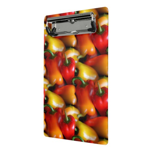 Rode en gele paprika's mini klembord (Angled2)