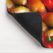 Rode en gele paprika's muismat (Hoek)