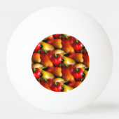Rode en gele paprika's pingpongbal (Voorkant)