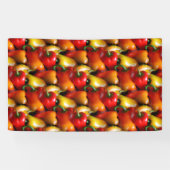Rode en gele paprika's spandoek (Horizontaal)