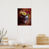 rode en gele rozen poster (Keuken)