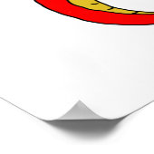 Rode en gele salamander poster (Hoek)