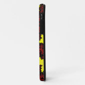 Rode en gele sneeuwvlokken Case-Mate iPhone case (Achterkant/links)