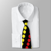 Rode en gele Stippen cool Stropdas (Gebonden)