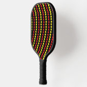 Rode en Gele Stippen Koel Pickleball Paddle (Links)