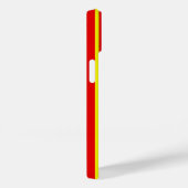 Rode en gele strepen ontwerp Case-Mate iPhone case (Achterkant / Rechts)