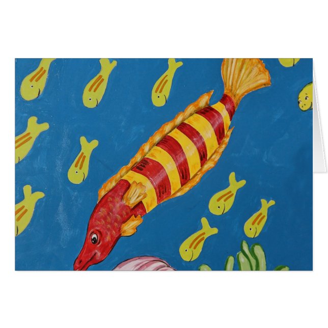 Rode en gele tropische vissen (Voorkant Horizontaal)