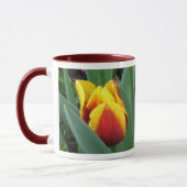 rode en gele tulp keramische mok (Links)