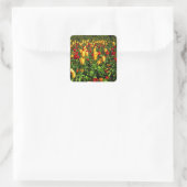 Rode en gele Tulpen #1 Sticker (Tas)