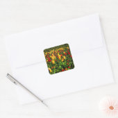 Rode en gele Tulpen #1 Sticker (Envelop)