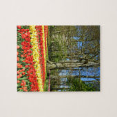 Rode en gele tulpen legpuzzel (Horizontaal)