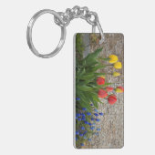 Rode En Gele Tulpen Sleutelhanger (Voorkant Links)