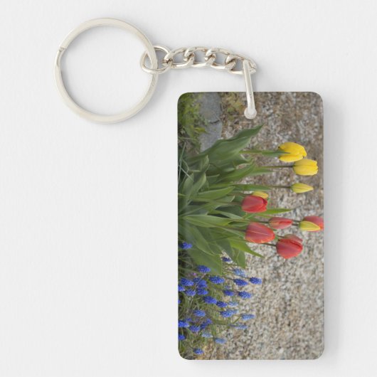 Rode En Gele Tulpen Sleutelhanger (Voorkant)