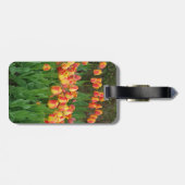 Rode en gele Tulpventilator Bagagelabel (Achterkant horizontaal)