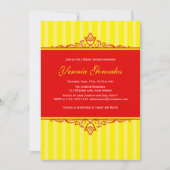 Rode en gele uitnodigingen (Voorkant)