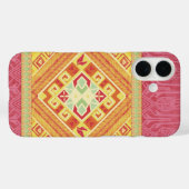 Rode en gele veren Case-Mate iPhone case (Achterkant (horizontaal))