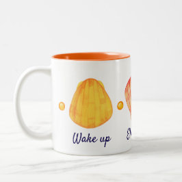 Rode en Gele Waterverf Seashells Mok