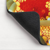 Rode en gele zeester muismat (Hoek)