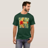 Rode En Gele Zeester T-shirt (Voorkant volledig)