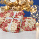 RODE EN GOUDE POINTSETTIA CHRISTMAS BLOOTSEN CADEAUPAPIER<br><div class="desc">RODE EN GOUDE POINTSETTIA CHRISTMAS BLOOTSEN</div>