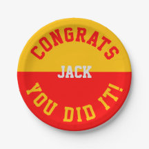 Rode en gouden Afstuderen — dat deed je