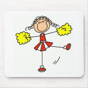 Rode en Gouden Cheerleader Muismat