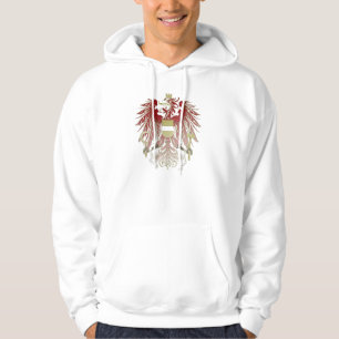 Rode en gouden draak hoodie