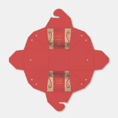 Rode en gouden draken Aziatische thema bruiloft Bedankdoosjes (Uitgevouwen)