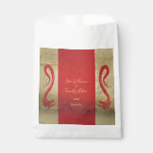 Rode en gouden draken Aziatische thema bruiloft Bedankzakje (Voorkant)
