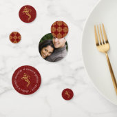 Rode en gouden Ganesha & Mehndi Indiase bruiloft Confetti (Groep)