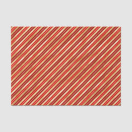 Rode en gouden kerststrepen tissuepapier