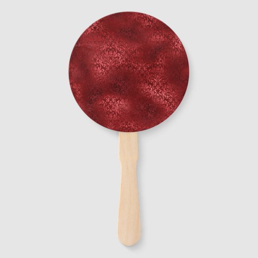 Rode en gouden  Rozen Handwaaier (Achterkant)