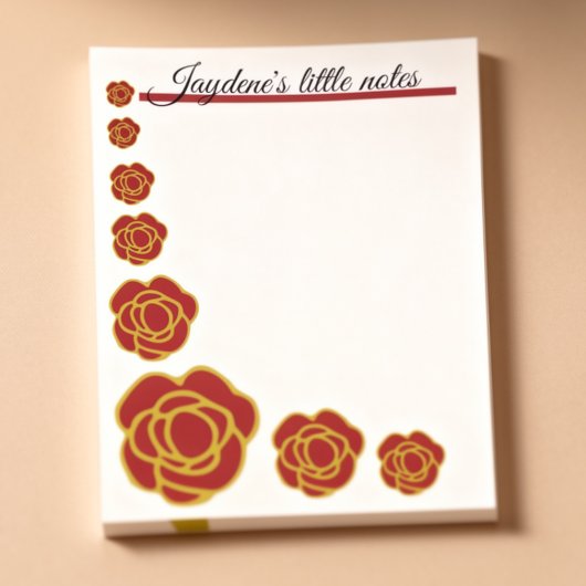 Rode En Gouden Rozen Post-it® Notes