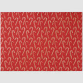 Rode en gouden snoepjes Rode kerst Tissuepapier (Voorkant)