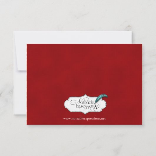 Rode en gouden Tassel Indiase bruiloft Save the Da Save The Date (Achterkant)