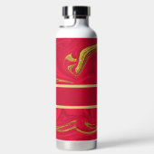 Rode en gouden waterfles (Rechts)