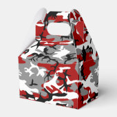 Rode en grijze camouflage, leger, leger bedankdoosjes (Achterkant)