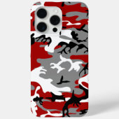 Rode en grijze camouflage, leger, leger Case-Mate iPhone case (Achterkant)