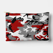 Rode en grijze camouflage, leger, leger etui (Voorkant)