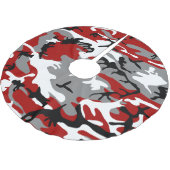 Rode en grijze camouflage, leger, leger kerstboom rok (Gekanteld)