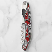 Rode en grijze camouflage, leger, leger kurkentrekker (Voorkant)